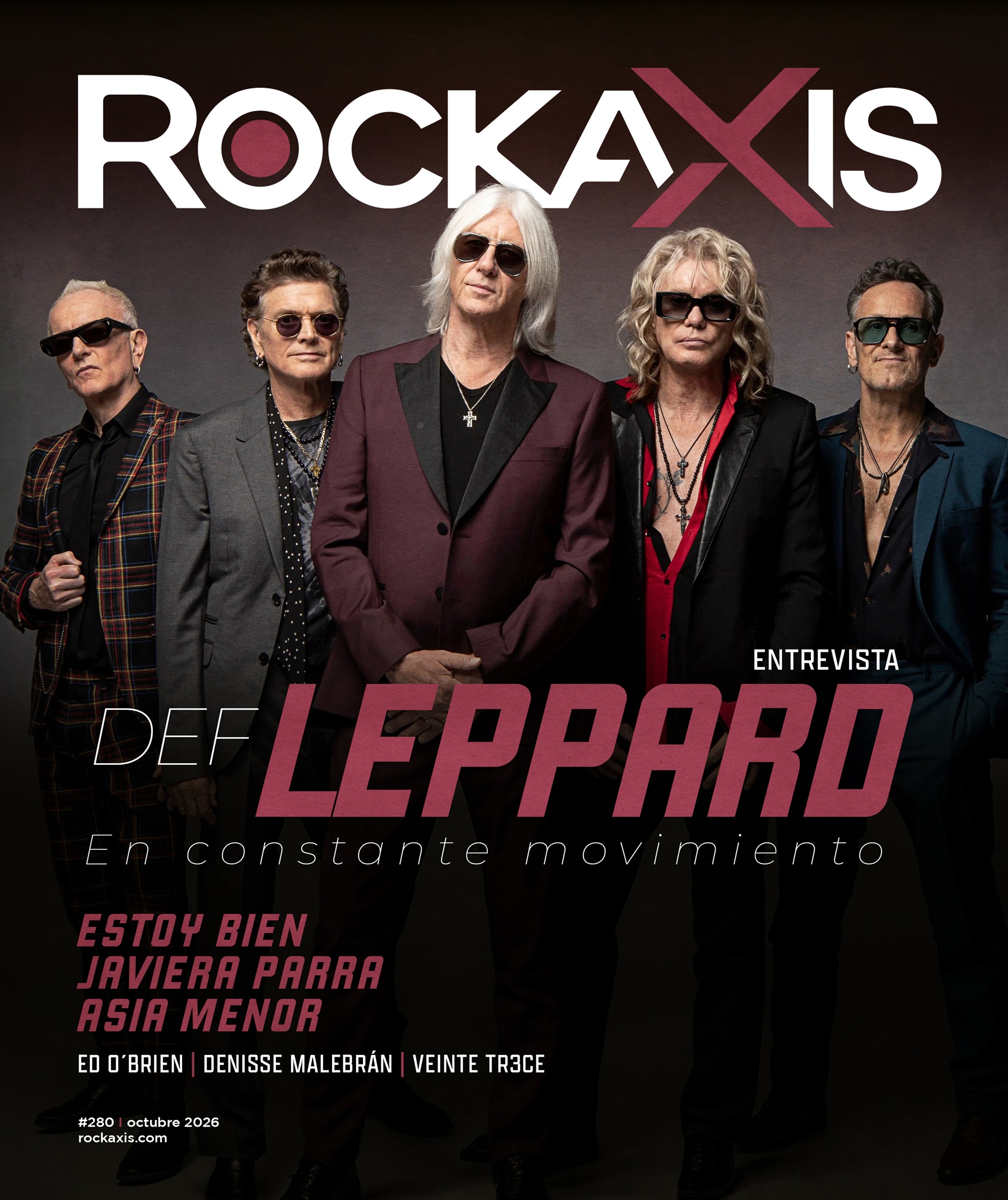 Revista #Rockaxis280: Estoy Bien, Javiera Parra, Asia Menor, Def Leppard y más